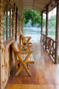 lakeside cabin chairs - NC mountains